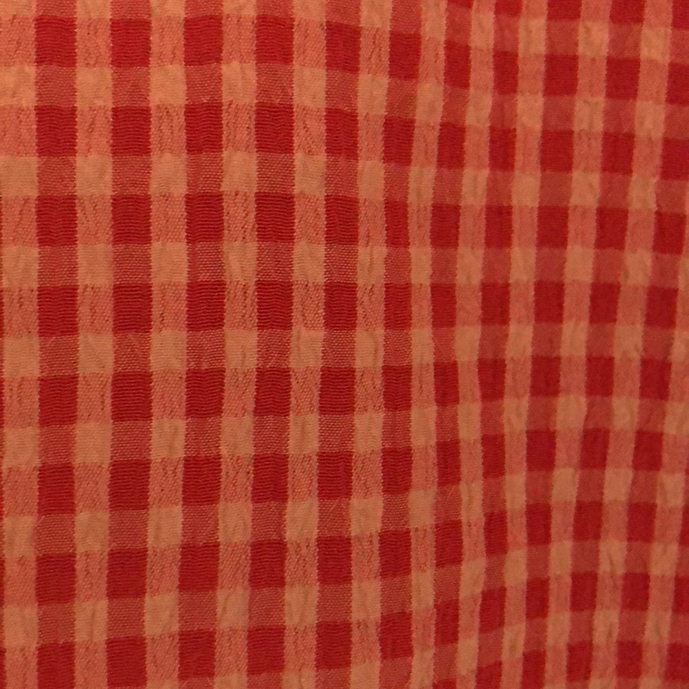 Flax Checked Long-Sleeve Button Down Shirt - image 7